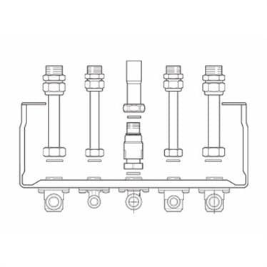 Bosch płyta montażowa pozioma do kotłów Cerapur Samart  