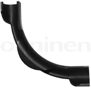 Kolano prowadnica tworzywowa 14-18  bez peszla 25