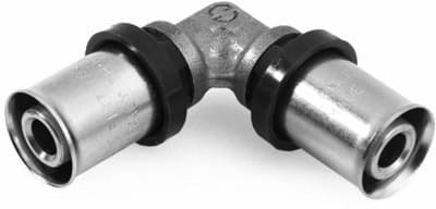 Purmo CLEVERFIT kolano zaciskowe mosiężne 20x20/90 PN10