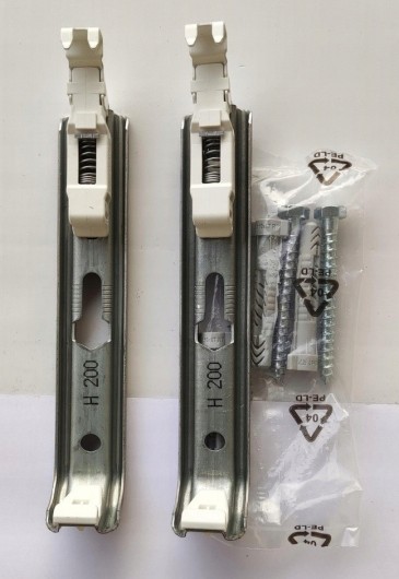 Purmo Zestaw 2-zawieszeń szynowych MCA-D do grzejników płytowych o wysokości 200