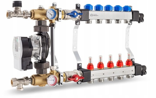 Kan-therm Inoxflow 10 obwodów seria USFP rozdzielacz z układem mieszającym