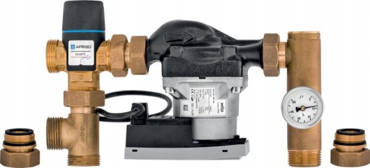 Kisan układ mieszający z zaworem mieszającym i pompą elektroniczną 20-43°C