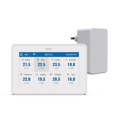 Tech M-9T Przewodowy panel kontrolny montaż natynkowy do listwy L-9R