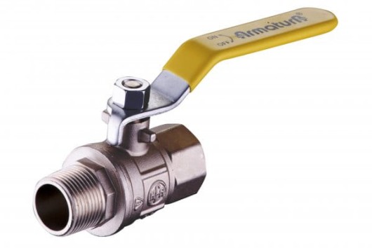 Kfa Armatura zawór kulowy do gazu nakrętno-wkrętny 1/2" DN 15