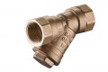 Kfa Armatura filtr skośny do gazu 3/4" DN 20 nakrętno-nakrętny mosiądz