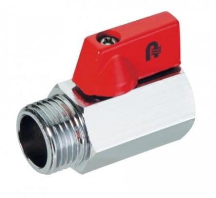 Kfa Armatura zawór kulowy do wody MINI 1/2" DN 15  nakrętno-wkrętny