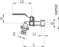 Kfa Armatura zawór kulowy do wody czerpalny z dźwignią stalową 1"
