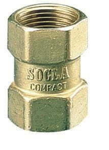 Socla zawór zwrotny gwintowany mosiężny typ 601 3/4"