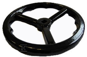 Aeon kółko ręczne do zasuw czarne S17 DN80