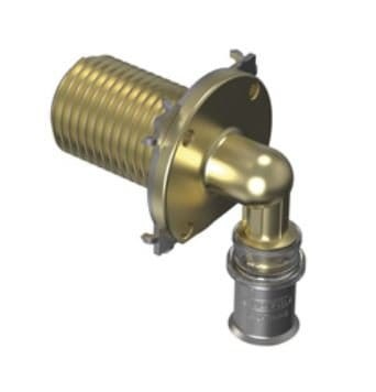 Wavin Tigris kolano przyłączeniowe GZ fi 16x1/2"x39mm M5 c/z woda PN10