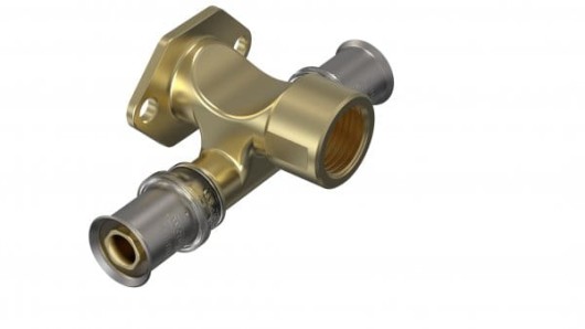 Wavin Tigris przyłącze ścienne przelotowe fi 20x1/2"x20 M5 c/z woda PN10