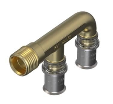 Wavin Tigris trójnik U-kształtny GZ M5 fi 16X1/2" c/z woda PN10