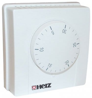Herz termostat pokojowy bez zegara sterującego 230 V / 24 V