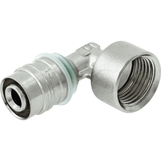 Kisan kolano  zaprasowywane 20x3/4" GW  niklowana