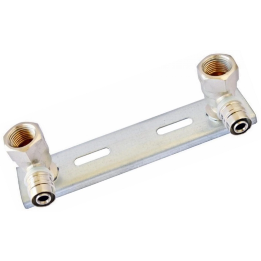 Kisan płytka montażowa z kolanami ściennymi 16x1/2" rozstaw 150