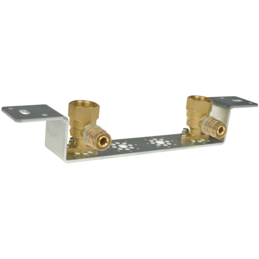 Kisan płytka montażowa z kolanami ściennymi 16x1/2" wygięta