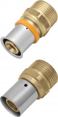 Kan-therm złączka mosiężna Press z gwintem zewnętrznym 25x2,5 G1/2"