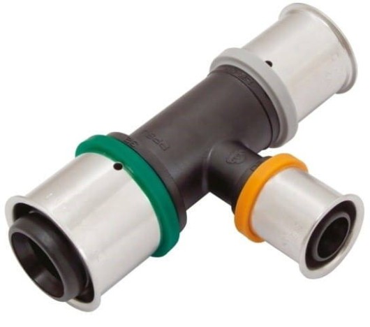 Kan-therm trójnik redukcyjny PPSU Press zaprasowywanym 26x20x20