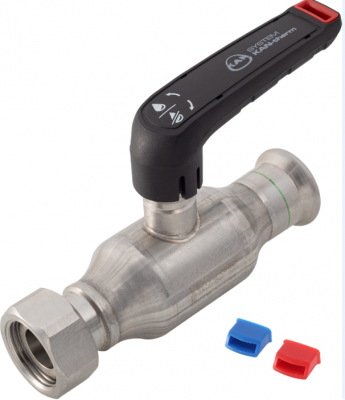 Kan-therm Inox Press zawór kulowy z półśrubunkiem  GW  22x G3/4"
