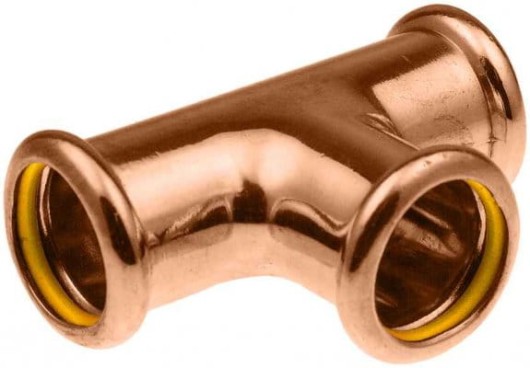 Kan-therm Copper Gas trójnik zaprasowany DN 35x35x35