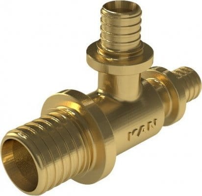 Kan-therm UltraLine trójnik redukcyjny mosiężny 25x16x16