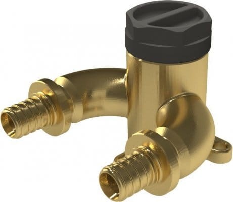 Kan-therm UltraLine kolano pod baterię z uszami typu U 16 GW Rp1/2"