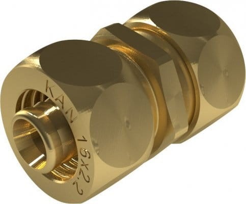 Kan-therm UltraLine złączka mosiężna skręcana 14x14