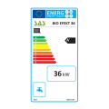 Sas Bio Efekt 36kW kocioł klasy 5 automatyczne podawanie paliwa lewy